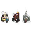 Northlight 10-Piece LED Lighted Houses and Trees Christmas Village Display Set - 3 of 4