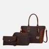 MKF Collection Shonda 3PC Tote with Cosmetic Pouch & Wristlet by Mia K - 2 of 4