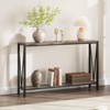 43" Console Table, 2-Tier Industrial Narrow Entryway Table , Sofa Table, Console Tables for Entryway - 2 of 4