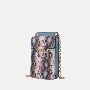MKF Collection Yael Snake embossed Vegan Leather Phone Crossbody Bag by Mia K - 1 of 4
