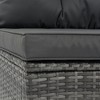 CAVINAS Outdoor Couch Set with Rectangular Coffee Table, Wicker Round Patio Sofa Set, All-Weather Curved Sectional Furniture Set for Garden - 4 of 4