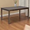 6-Piece Wooden Dining Table Set with Upholstered Chairs and Bench, Rectangular Table for Kitchen or Dining Room, Seats 6, Acacia Wood Frame - 4 of 4