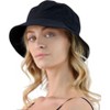 Market & Layne White Bucket Hat for Men, Women, and Teens, Adult Packable Bucket Hats for Beach Sun Summer Travel - 2 of 3