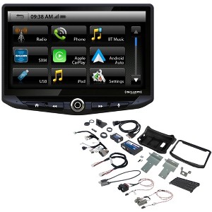 Stinger Heigh10 UN1810 Digital Multimedia Receiver, Apple CarPlay/Android Auto & SRK-JK11H Install Kit Compatible With Wrangler JK 11-18 - 1 of 4