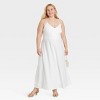 Women's Linen Midi Sundress - A New Day™ - 3 of 3