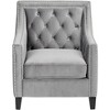 Elements Tiffany Gray Tufted Armchair - 4 of 4