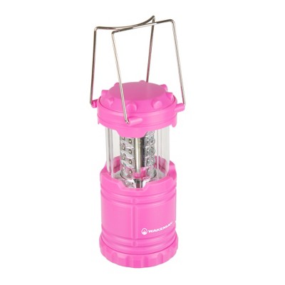 Leisure Sports Collapsible LED Outdoor Camping Lantern Flashlight for Hiking, Camping, and Emergencies - Pink