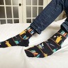 Cat Resting on a Bookshelf Socks (Men's Sizes Adult Large) from the Sock Panda - 2 of 4