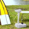 kleankin Portable Camping Sink Hand Wash Station Basin with 4.5 Gallon Water Tank, Soap Dispenser and Towel Holder - image 3 of 4