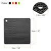 Unique Bargains Silicone Heat Resistant Trivet Mats 4 Pcs - 2 of 4