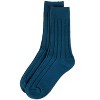 Memoi Women's Neutral Ribbed Knit Essential Boot Socks - 3 of 4
