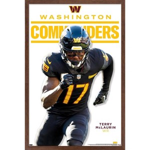 Trends International NFL Washington Commanders - Terry McLaurin Feature Series 24 Framed Wall Poster Prints - 1 of 4