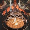 KTMBDW Round Metal Fire Pit with Grills, Outdoor Firepits for Outside, Wood Burning Fireplace for Camping, Picnic, Bonfirefor Backyard, Patio, Black - 2 of 4
