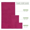 BAGOKIE 100% Turkish Cotton Corduroy Ribbed Bath Towels 6-Piece Set - 3 of 4