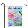 Northlight Blue and Purple Welcome Bird Outdoor Garden Flag 12.5" x 18" - 2 of 4