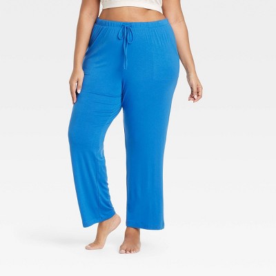 Women's Cloud Knit Pajama Pants - Auden™ Blue 2X