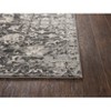 Rizzy Home Alora Decor Swagger Distressed Medallion Floral Rectangle Rug Gray - 3 of 4