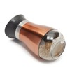 Juvale Stainless Steel Copper Salt and Pepper Shakers Set with Glass Bottom, Perforated "S" and "P" Caps for Kitchen, 4oz - 4 of 4