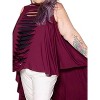Women's Slitback Convertible Shawl - SHAWL DAWLS - 2 of 2
