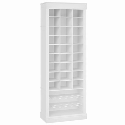 Shoe Cabinet, 10-Tier Entryway Storage Cabinet with 27 Cubbies and Tall Boots Storage, Freestanding Tall Shoe Organizer Racks for Entryway, Hallway