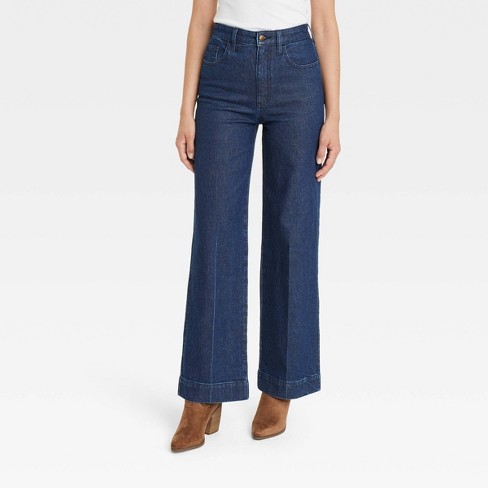 High Rise Wide-Leg Jeans