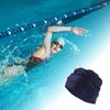 Unique Bargains Pleated Style  Swim Cap 5.91"x9.25" 1 Pc - 2 of 4