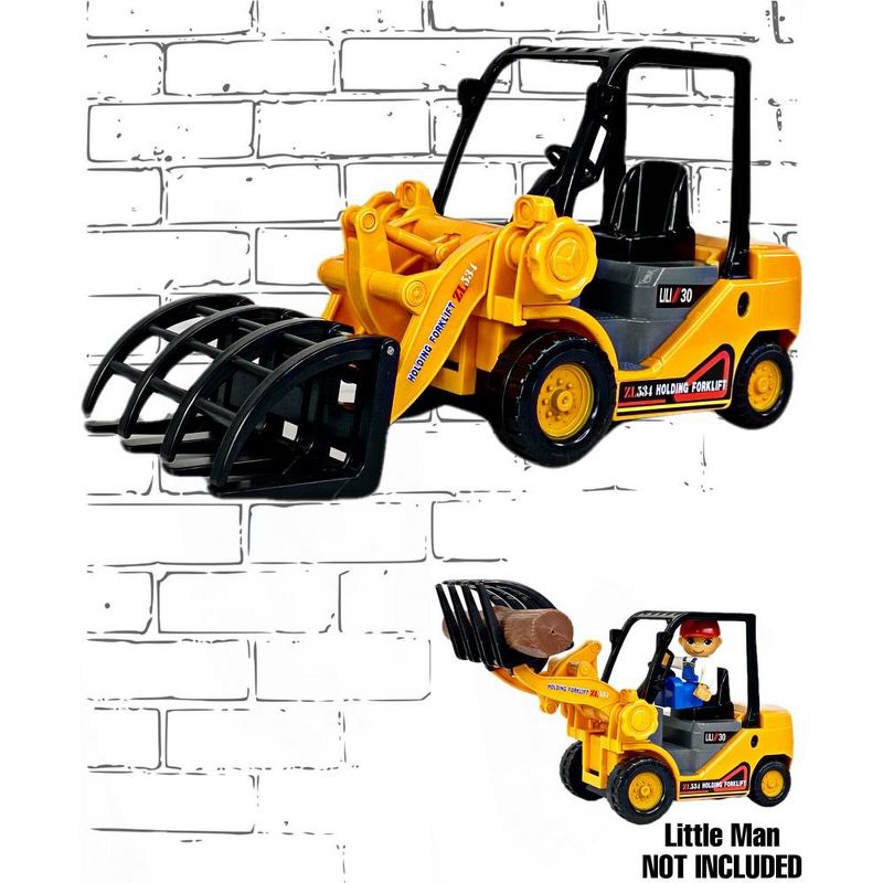 Big Daddy Light Weight Construction Trucks Series Fully Functional Claw Grabber Tractor, 4 of 6