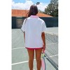 Women's Tennis Sequin Embroidery Shirt - FANTASTIC FAWN - 2 of 2