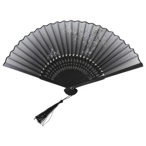 Unique Bargains Ancient Style Folding Fan 1 Pc - 1 of 4
