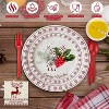 Holiday Party Supplies Set: Disposable Plates, Cups, Napkins - Valentine's Halloween Christmas Decor for Birthdays, Weddings - 4 of 4