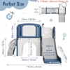 Ages 1-3 8-in-1 Toddler Slide and Climber Set for Indoor & Outdoor Play, Features Basketball Hoop, Telescope, Drawing Board & Storage - 4 of 4