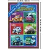 Trends International Mighty Monster Wheelies (2024) - Grid Framed Wall Poster Prints - 3 of 4