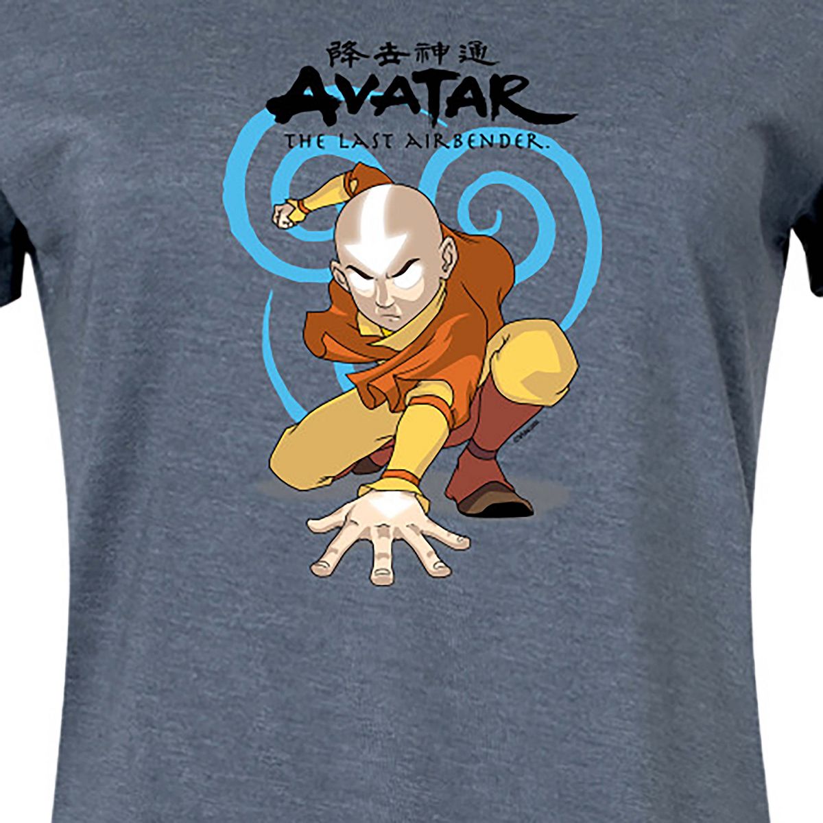 Women's - Avatar - The Last Airbender - Aang Swirl Graphic T-shirt Dress - thumbnail 2