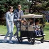 Jeep Gladiator 4-Seater Stroller Wagon by Delta Children - Black/Tan - 3 of 4