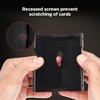 Warmounts Men Upgrade ID SLOT RFID Wallet in Carbon Fiber & Aluminum - Stylish, Secure & Perfect Valentine's Gift - 2 of 4