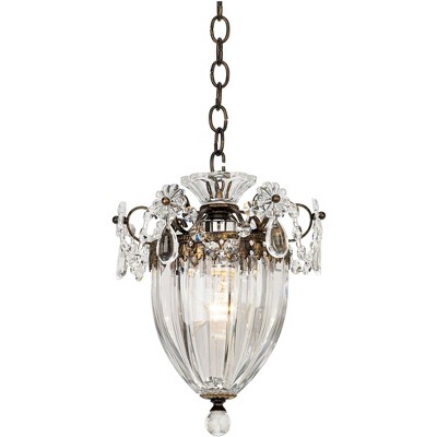 Schonbek Bagatelle Collection 8" Wide Crystal Pendant Light