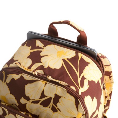 Vera Bradley Women's Nylon Bancroft Backpack Bronze Green — фото 5