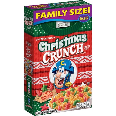 Cap'n Crunch Christmas Family Size Cereal - 20.5oz