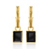 Ross-Simons 18kt Gold Over Sterling Hoop Earrings With 3 Pairs Of Interchangeable Multi-Gemstone Drops - 4 of 4