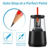 Aoibox Electric Pencil Sharpener with Heavy-Duty Helical Blade, Auto Stop for No.2&Colored Pencils, AC Adapter Operated for Classroom, Office,Home Use - 3 of 4