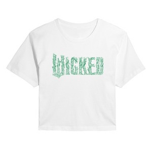 Women's - Wicked - Twisted Tree Branch Logo Cropped Graphic T-Shirt - 1 of 4