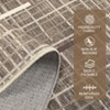 Modern Machine Washable Large Area Rug for Bedroom Minimalist Geometric Carpet Stain Resistant Non Slip Carpet - 3 of 4