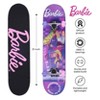 Barbie 31" Skateboard with ABEC5 Bearings - Perfect for Beginners and Pros with Unique Artwork - 2 of 4
