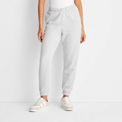 Women's Leisure Studio Mid-Rise Fleece Essential Joggers - Universal Thread™