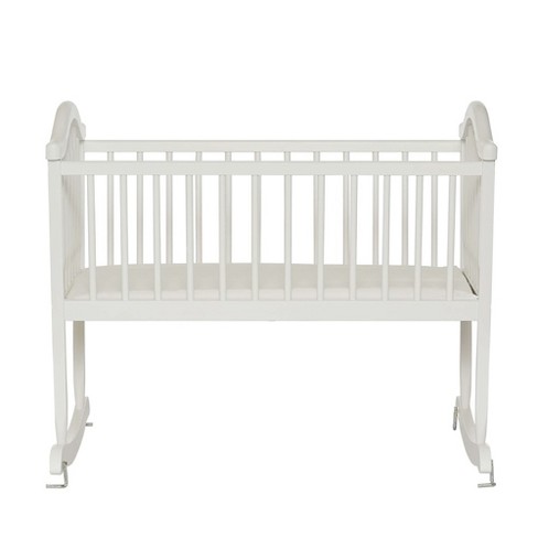 White 2024 wooden cradle