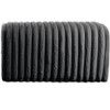 TUYOHW Ottoman Storage Bench Pet Supplies Corduroy Bench Cat's Nest to Hide For the Living Room, Entryway and Bedroom, Black - 2 of 4
