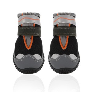 Unique Bargains Breathable Mesh Dog Shoes Dog Boots Paw Protectors 4 Pcs - 1 of 4