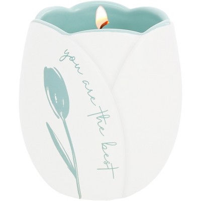 Pavilion Gift Company - The Best - 8 oz - 100% Soy Wax Candle Scent: Lavender - Flame Candles