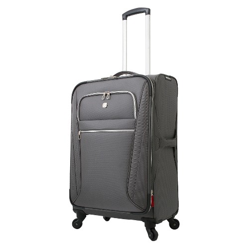 'SWISSGEAR Checklite 24.5'' Suitcase - Charcoal, Grey'