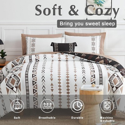 Der Rose BALHAM TRADE-Queen Size 7 Pieces Boho Bed in a Set All Seasons Reversible Lightweight Comforter Blue-b-Queen 90"x90" — фото 2